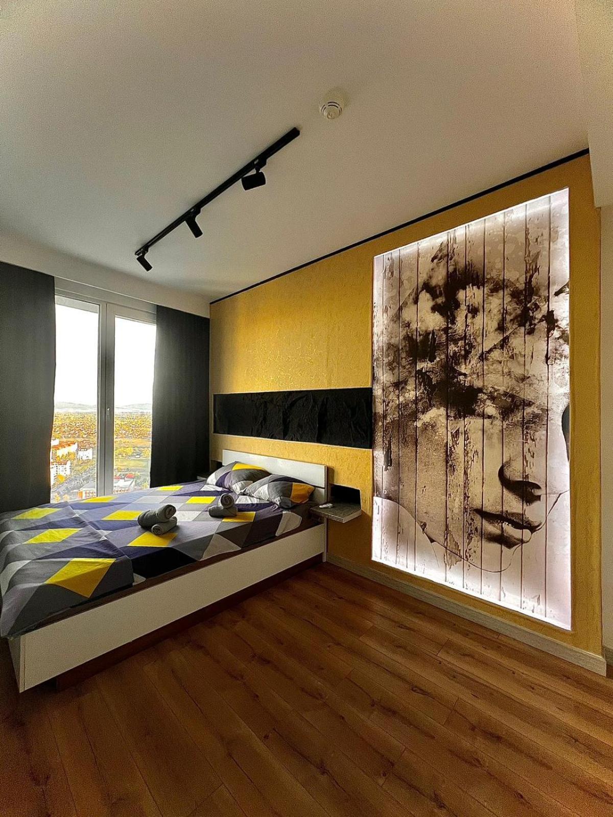 Alfred Sky Smart Apartment 29Th Skopje Buitenkant foto