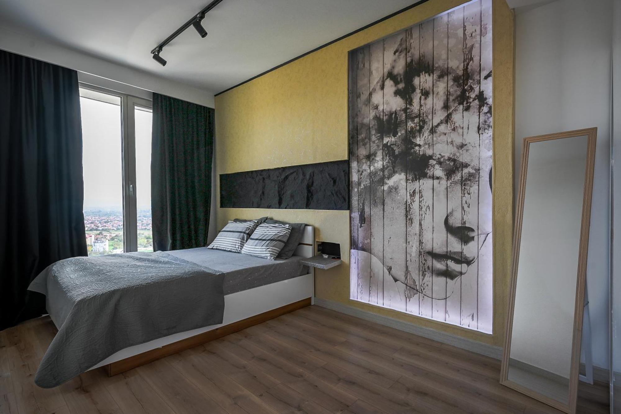 Alfred Sky Smart Apartment 29Th Skopje Buitenkant foto